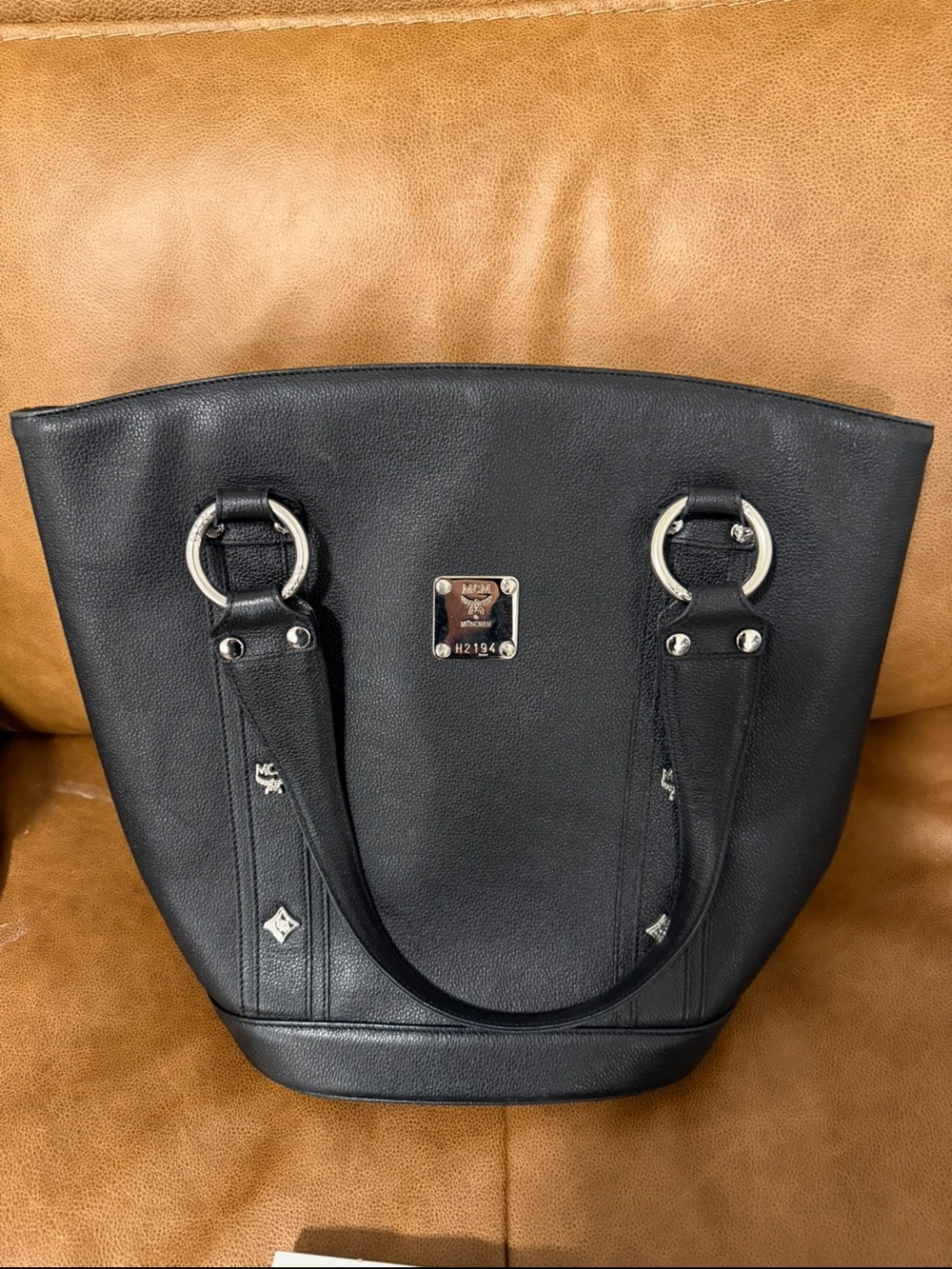 MCM Munchen shoulder bag with Silver Hardware